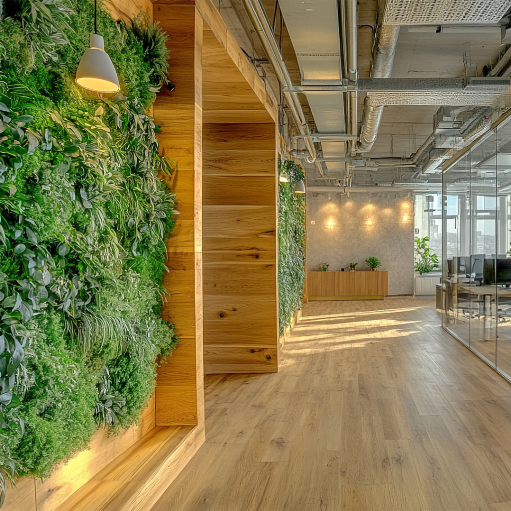 modern-office-interior-design-with-wooden-walls-green-vertical-garden