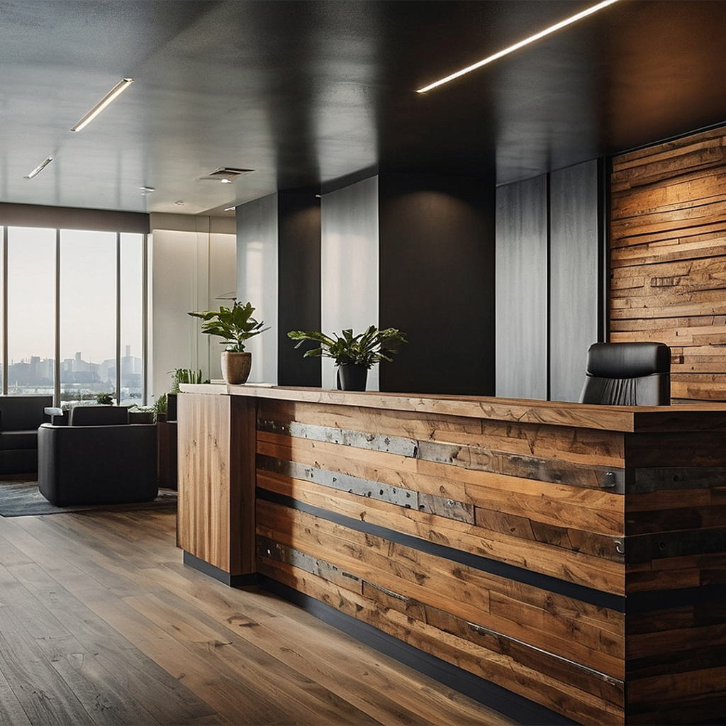 office-reception-with-mix-wood-metal